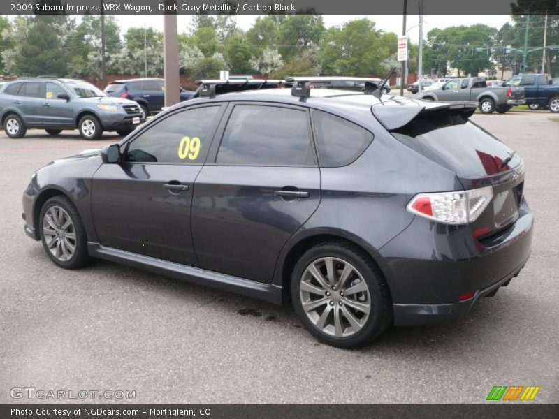 Dark Gray Metallic / Carbon Black 2009 Subaru Impreza WRX Wagon