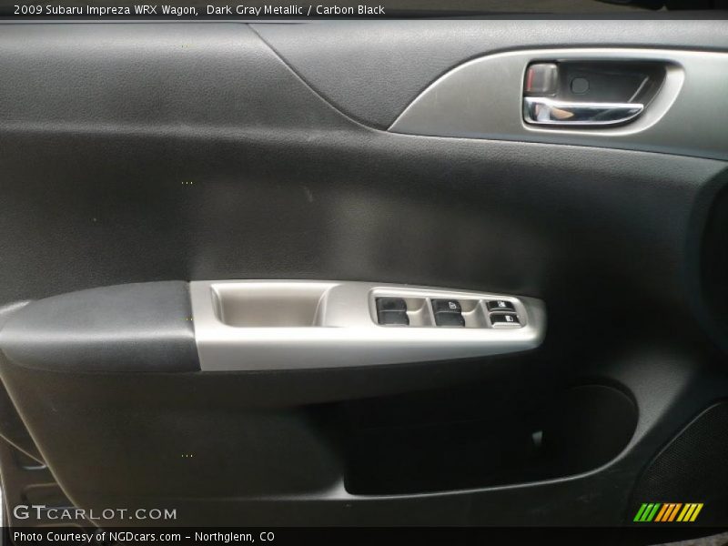 Dark Gray Metallic / Carbon Black 2009 Subaru Impreza WRX Wagon