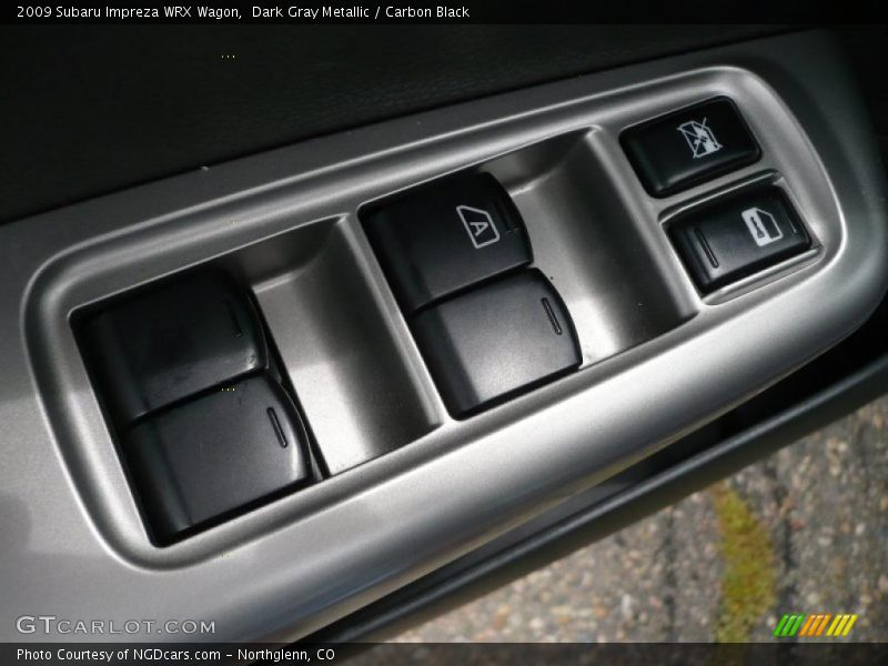 Dark Gray Metallic / Carbon Black 2009 Subaru Impreza WRX Wagon
