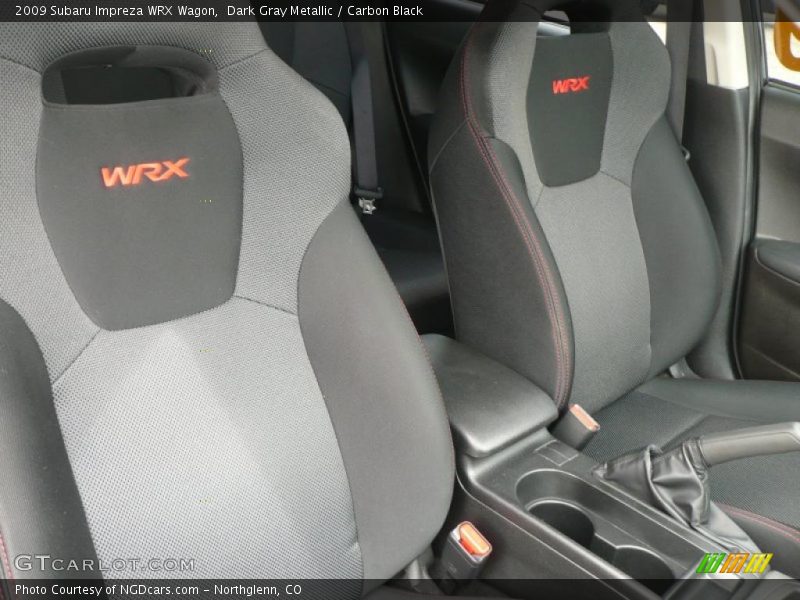 Dark Gray Metallic / Carbon Black 2009 Subaru Impreza WRX Wagon