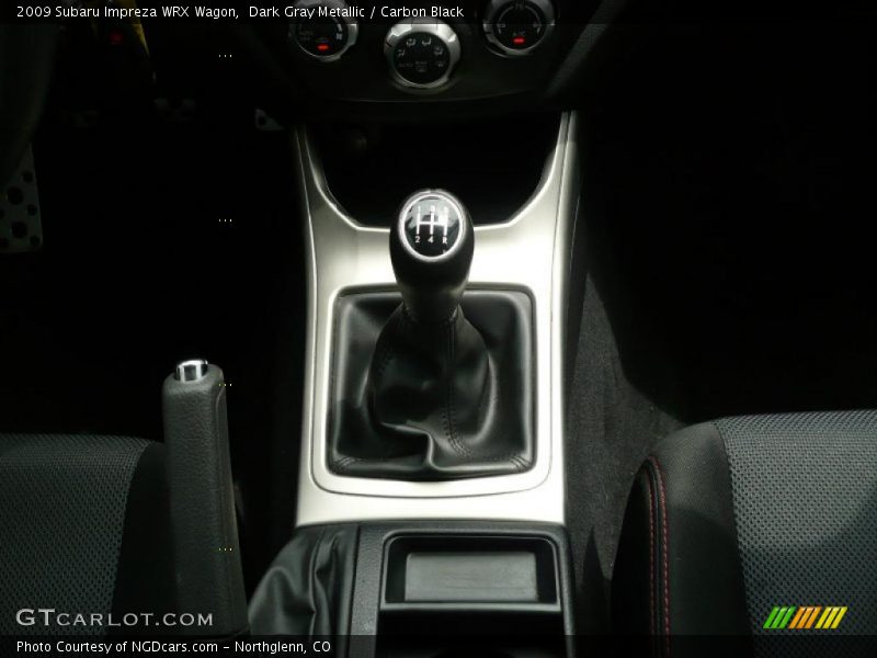 Dark Gray Metallic / Carbon Black 2009 Subaru Impreza WRX Wagon