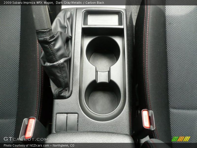Dark Gray Metallic / Carbon Black 2009 Subaru Impreza WRX Wagon