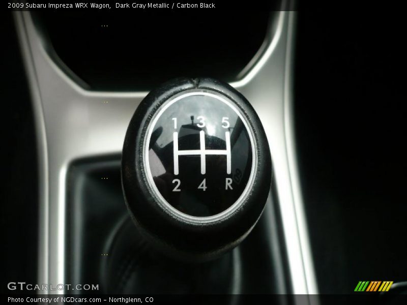 Dark Gray Metallic / Carbon Black 2009 Subaru Impreza WRX Wagon