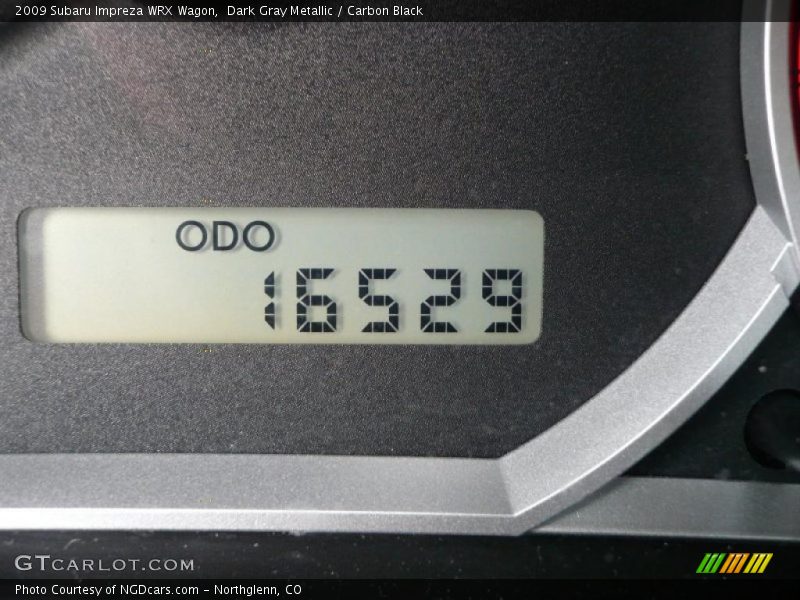 Dark Gray Metallic / Carbon Black 2009 Subaru Impreza WRX Wagon