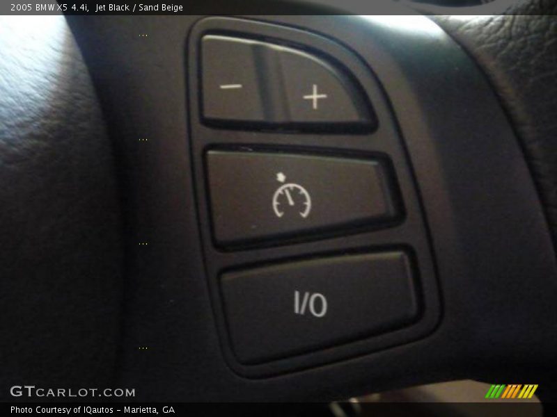 Jet Black / Sand Beige 2005 BMW X5 4.4i