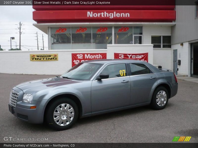 Silver Steel Metallic / Dark Slate Gray/Light Graystone 2007 Chrysler 300