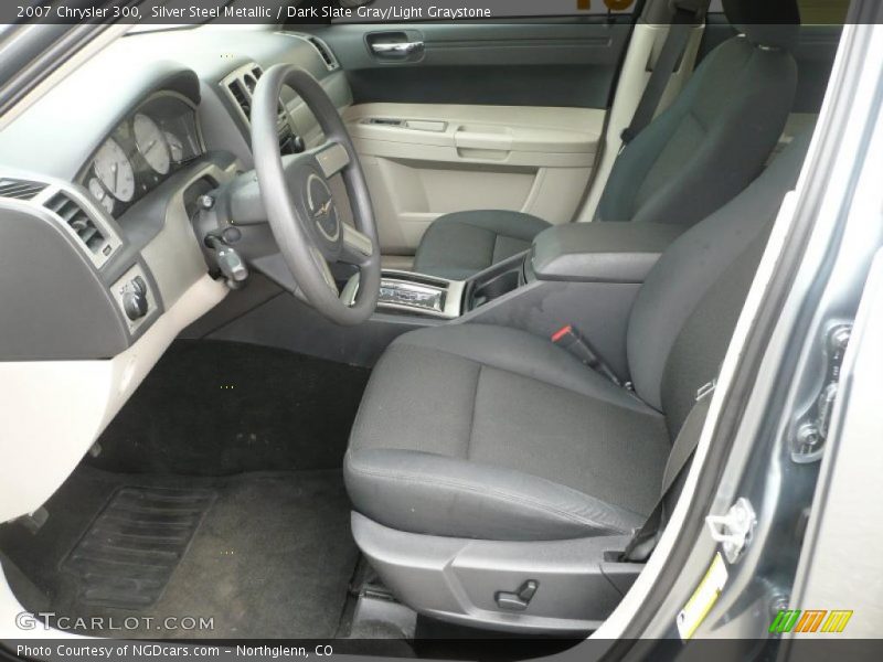 Silver Steel Metallic / Dark Slate Gray/Light Graystone 2007 Chrysler 300