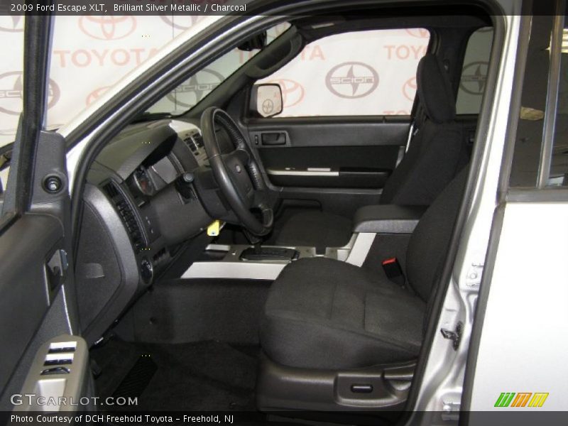 Brilliant Silver Metallic / Charcoal 2009 Ford Escape XLT