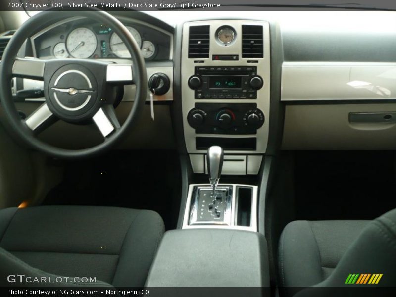 Silver Steel Metallic / Dark Slate Gray/Light Graystone 2007 Chrysler 300