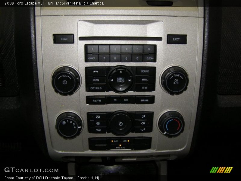 Brilliant Silver Metallic / Charcoal 2009 Ford Escape XLT