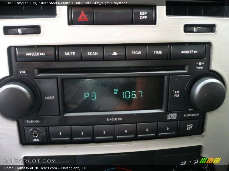 Silver Steel Metallic / Dark Slate Gray/Light Graystone 2007 Chrysler 300