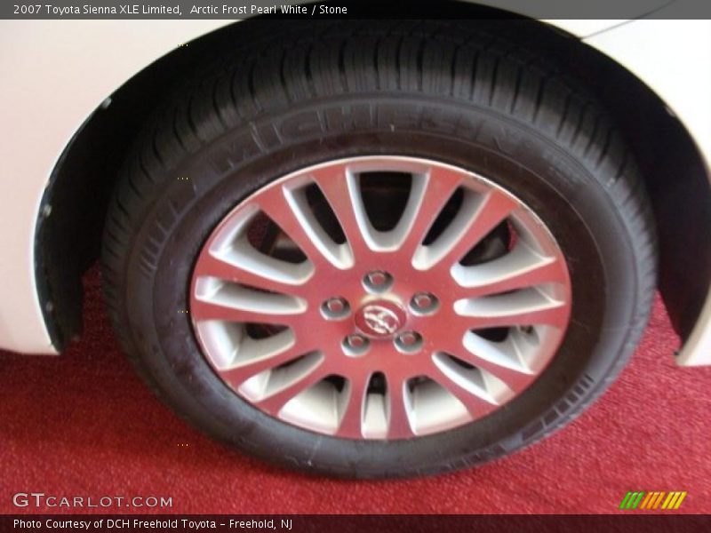 Arctic Frost Pearl White / Stone 2007 Toyota Sienna XLE Limited