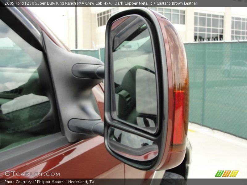 Dark Copper Metallic / Castano Brown Leather 2005 Ford F250 Super Duty King Ranch FX4 Crew Cab 4x4