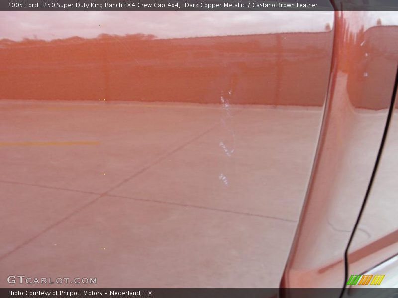 Dark Copper Metallic / Castano Brown Leather 2005 Ford F250 Super Duty King Ranch FX4 Crew Cab 4x4