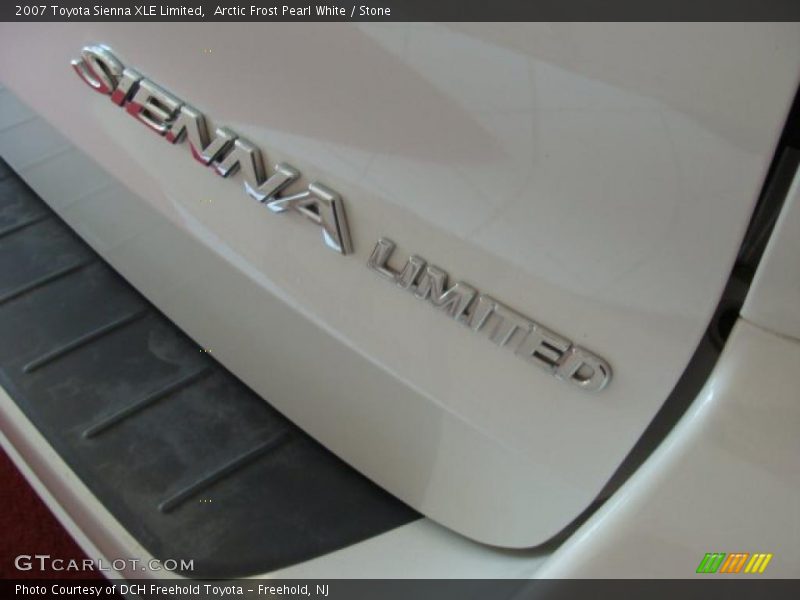 Arctic Frost Pearl White / Stone 2007 Toyota Sienna XLE Limited