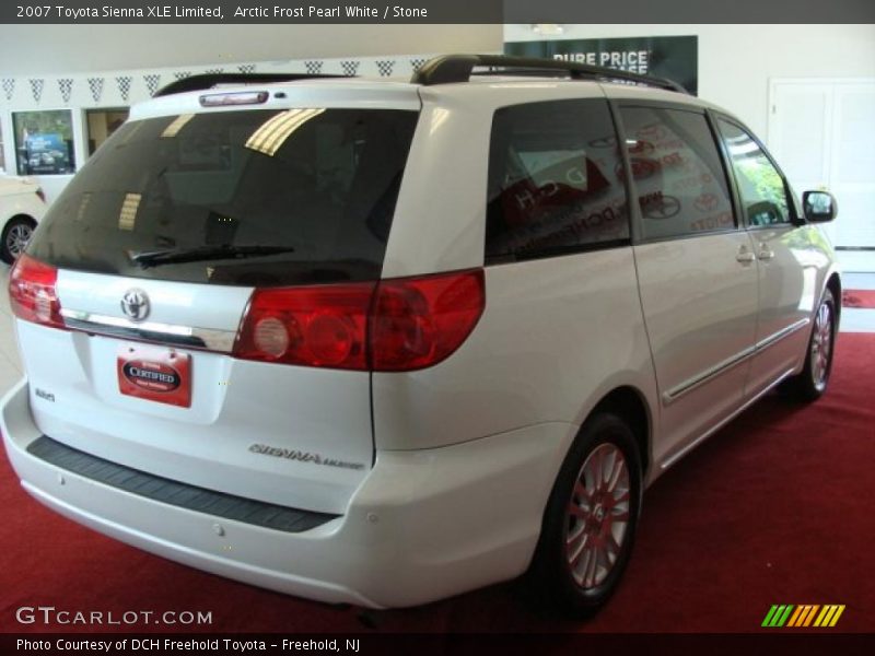 Arctic Frost Pearl White / Stone 2007 Toyota Sienna XLE Limited