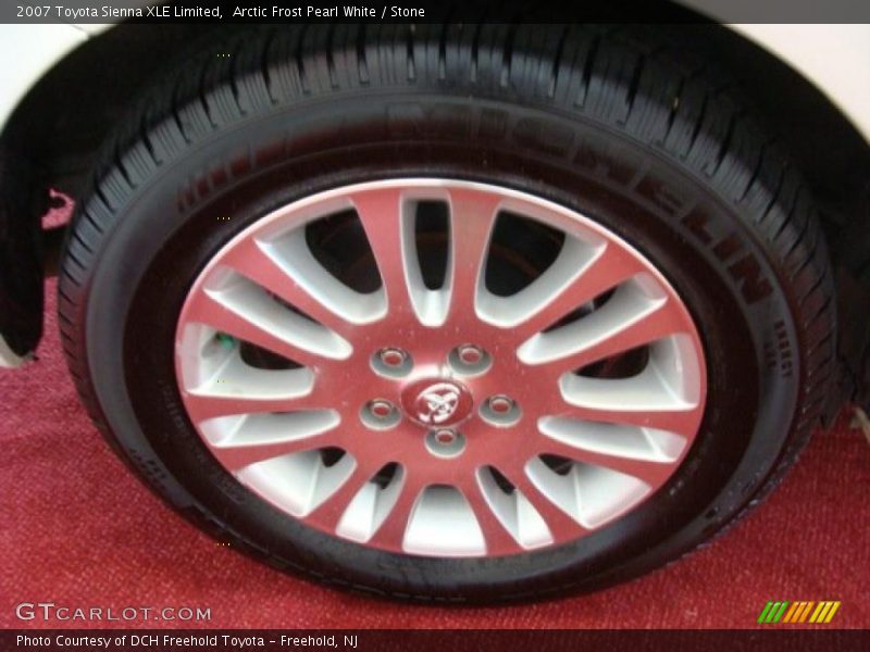 Arctic Frost Pearl White / Stone 2007 Toyota Sienna XLE Limited