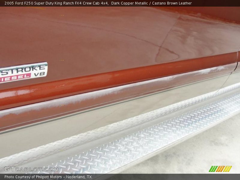 Dark Copper Metallic / Castano Brown Leather 2005 Ford F250 Super Duty King Ranch FX4 Crew Cab 4x4