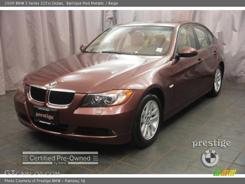 Barrique Red Metallic / Beige 2006 BMW 3 Series 325xi Sedan