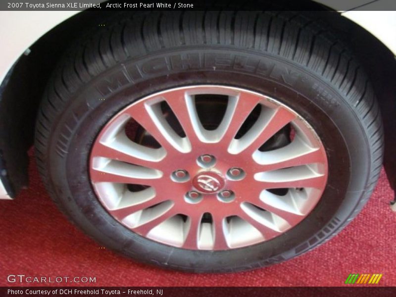 Arctic Frost Pearl White / Stone 2007 Toyota Sienna XLE Limited