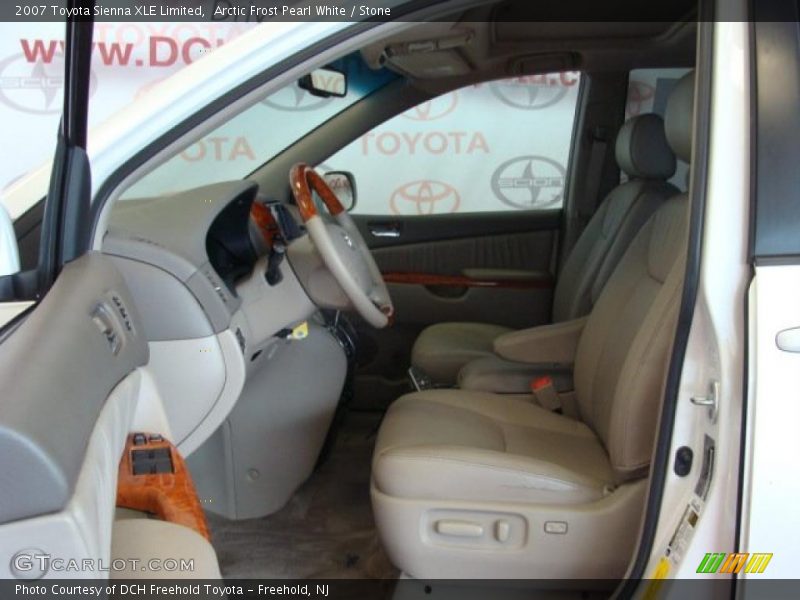 Arctic Frost Pearl White / Stone 2007 Toyota Sienna XLE Limited