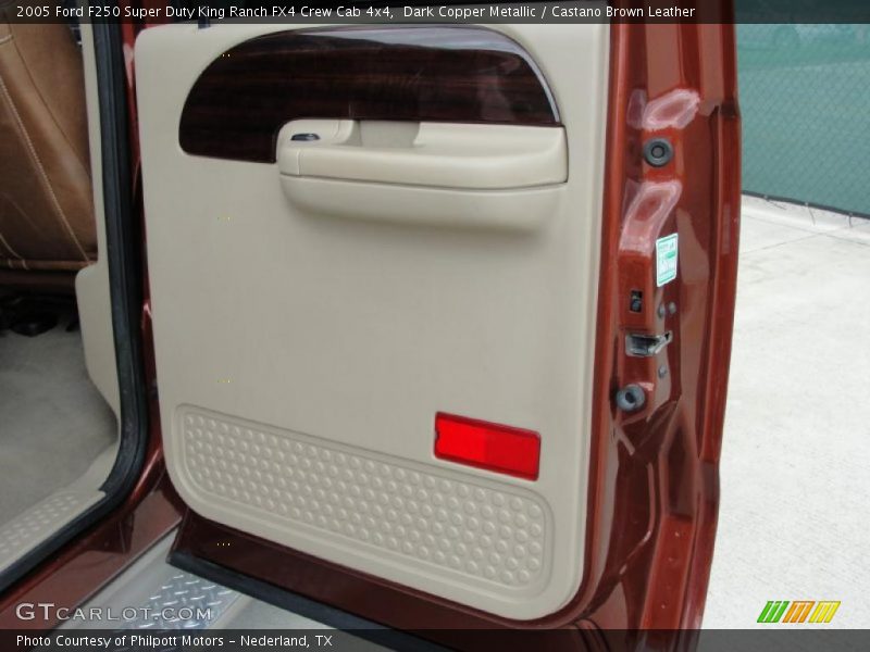 Dark Copper Metallic / Castano Brown Leather 2005 Ford F250 Super Duty King Ranch FX4 Crew Cab 4x4