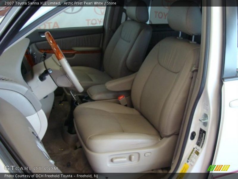 Arctic Frost Pearl White / Stone 2007 Toyota Sienna XLE Limited