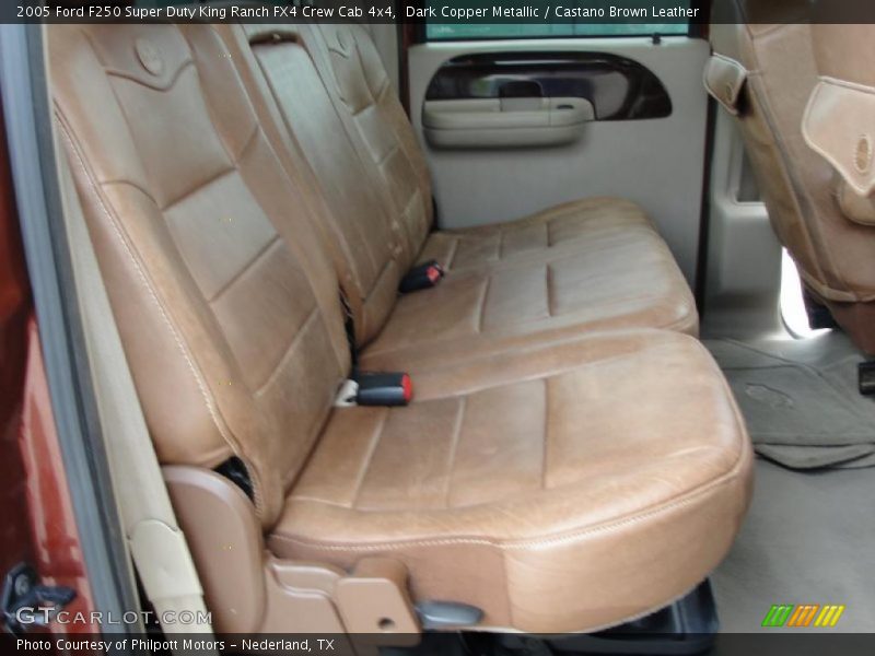 Dark Copper Metallic / Castano Brown Leather 2005 Ford F250 Super Duty King Ranch FX4 Crew Cab 4x4