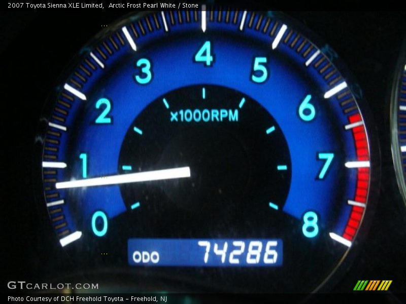 Arctic Frost Pearl White / Stone 2007 Toyota Sienna XLE Limited