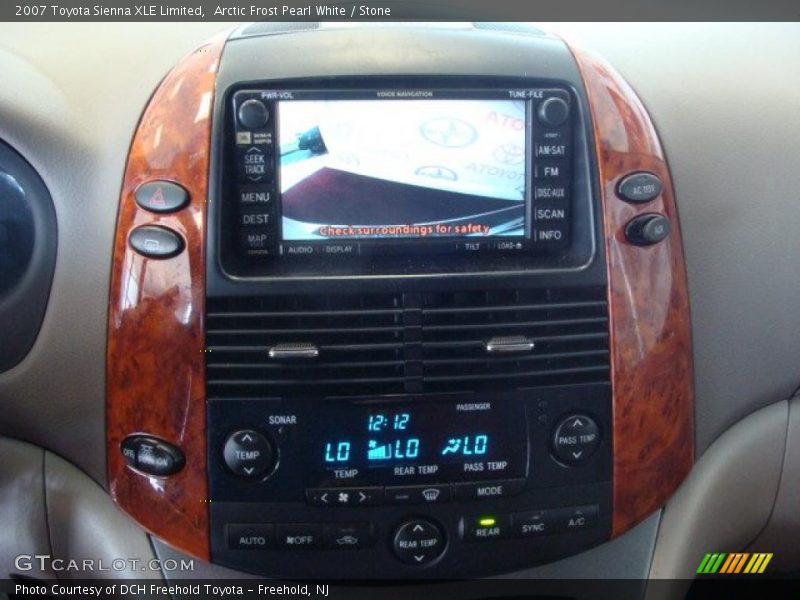 Arctic Frost Pearl White / Stone 2007 Toyota Sienna XLE Limited
