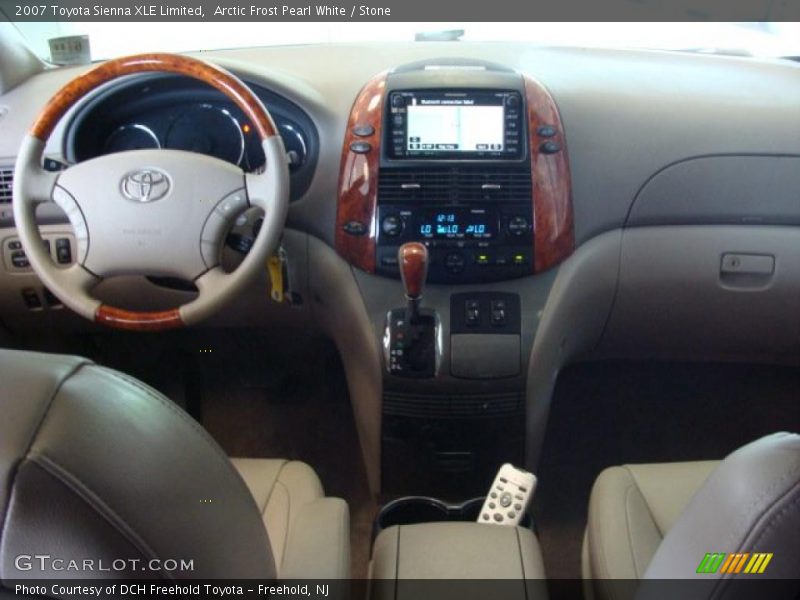 Arctic Frost Pearl White / Stone 2007 Toyota Sienna XLE Limited