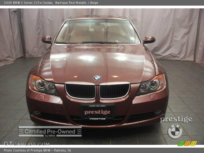 Barrique Red Metallic / Beige 2006 BMW 3 Series 325xi Sedan