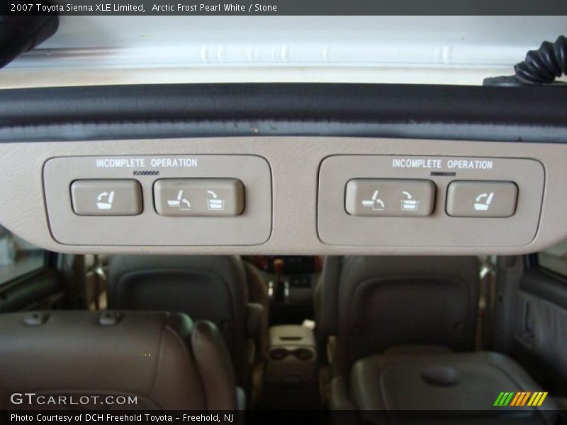 Arctic Frost Pearl White / Stone 2007 Toyota Sienna XLE Limited