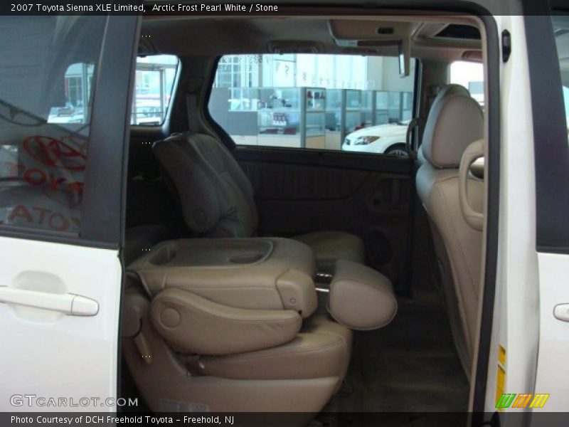 Arctic Frost Pearl White / Stone 2007 Toyota Sienna XLE Limited