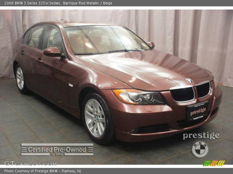Barrique Red Metallic / Beige 2006 BMW 3 Series 325xi Sedan