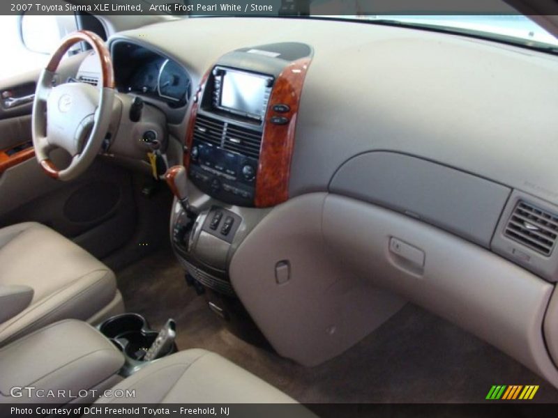 Arctic Frost Pearl White / Stone 2007 Toyota Sienna XLE Limited