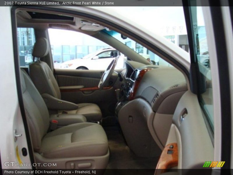 Arctic Frost Pearl White / Stone 2007 Toyota Sienna XLE Limited