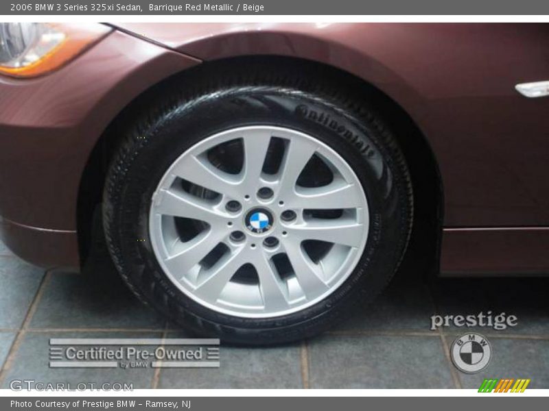 Barrique Red Metallic / Beige 2006 BMW 3 Series 325xi Sedan