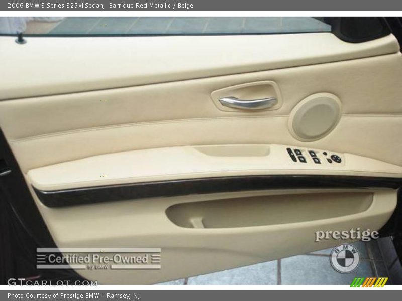 Barrique Red Metallic / Beige 2006 BMW 3 Series 325xi Sedan