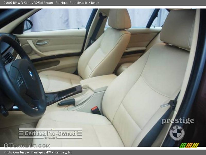 Barrique Red Metallic / Beige 2006 BMW 3 Series 325xi Sedan