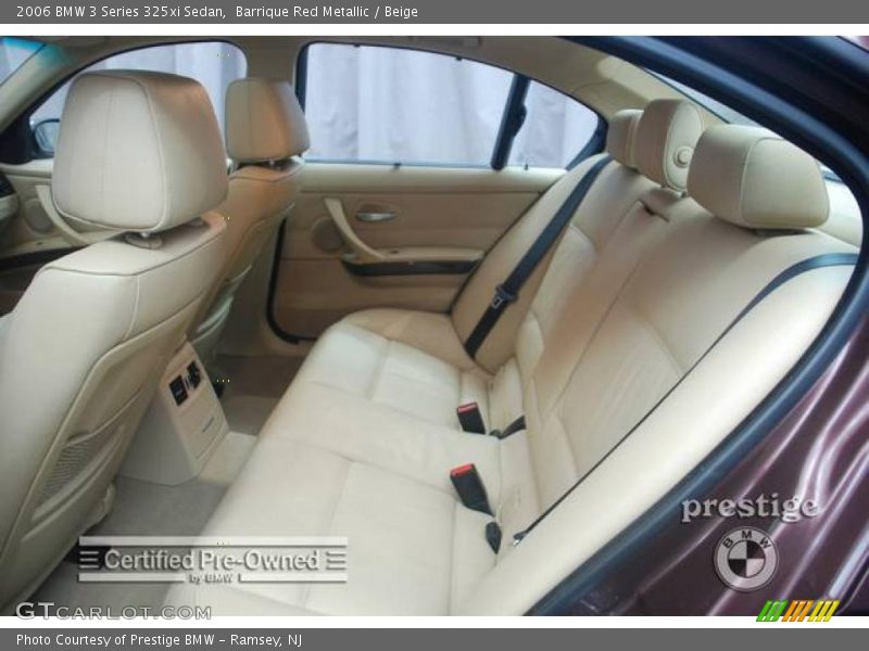 Barrique Red Metallic / Beige 2006 BMW 3 Series 325xi Sedan