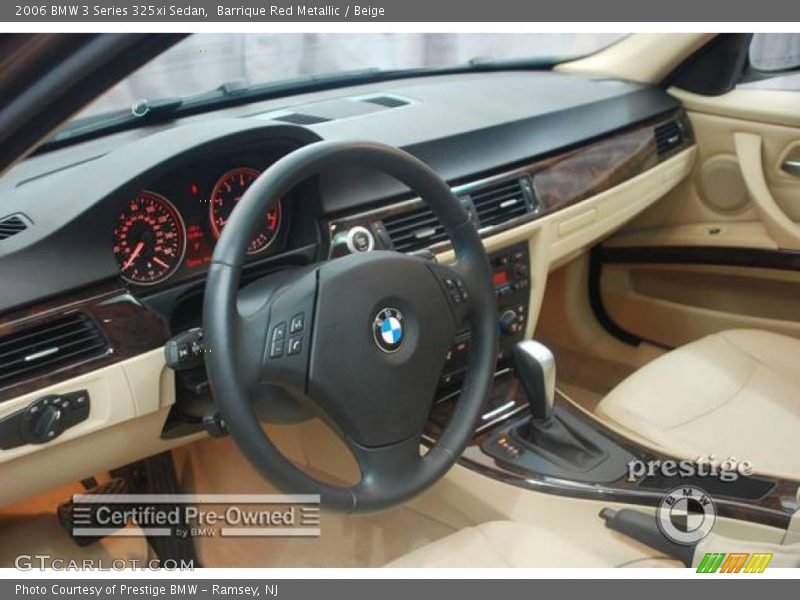 Barrique Red Metallic / Beige 2006 BMW 3 Series 325xi Sedan