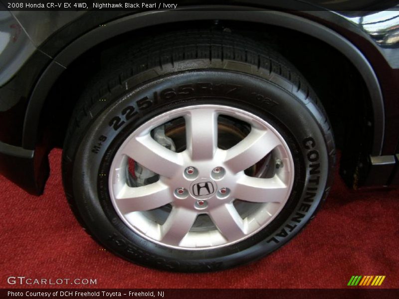 Nighthawk Black Pearl / Ivory 2008 Honda CR-V EX 4WD