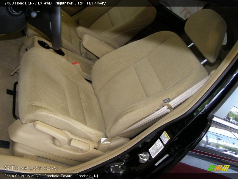 Nighthawk Black Pearl / Ivory 2008 Honda CR-V EX 4WD