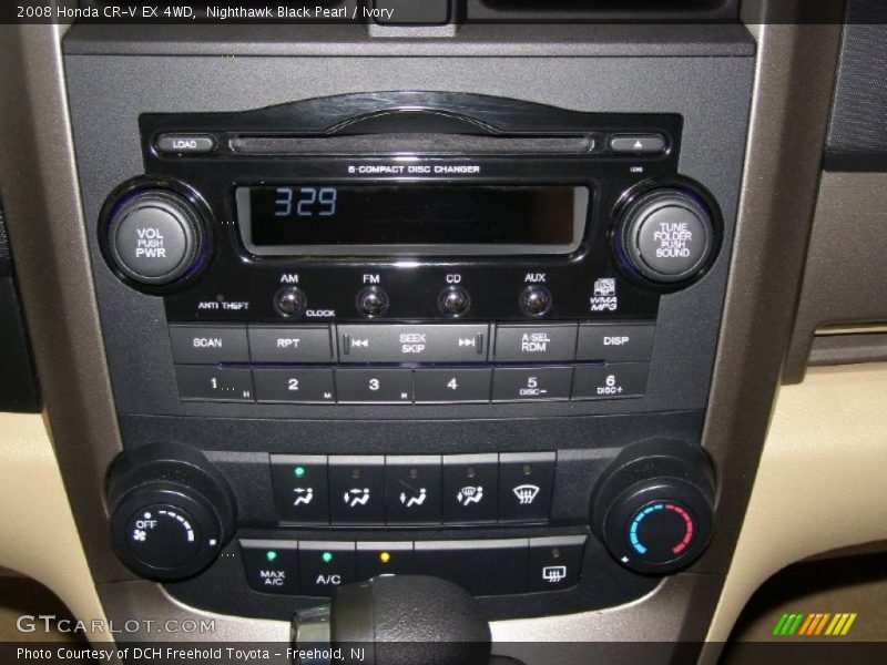 Nighthawk Black Pearl / Ivory 2008 Honda CR-V EX 4WD
