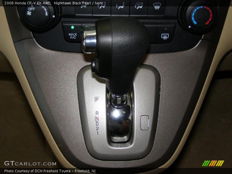Nighthawk Black Pearl / Ivory 2008 Honda CR-V EX 4WD