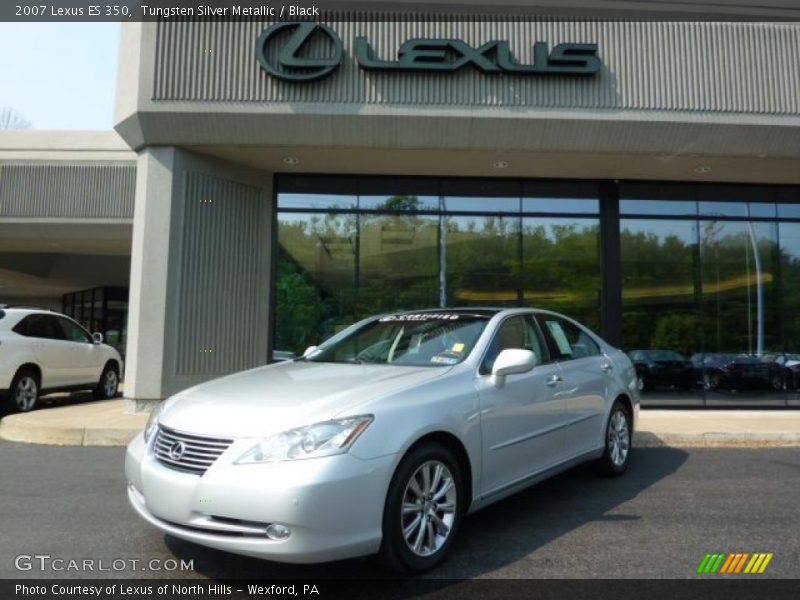 Tungsten Silver Metallic / Black 2007 Lexus ES 350