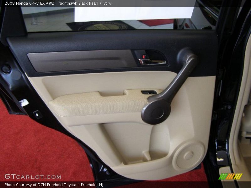 Nighthawk Black Pearl / Ivory 2008 Honda CR-V EX 4WD