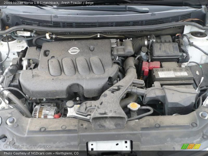 Fresh Powder / Beige 2009 Nissan Versa 1.8 S Hatchback