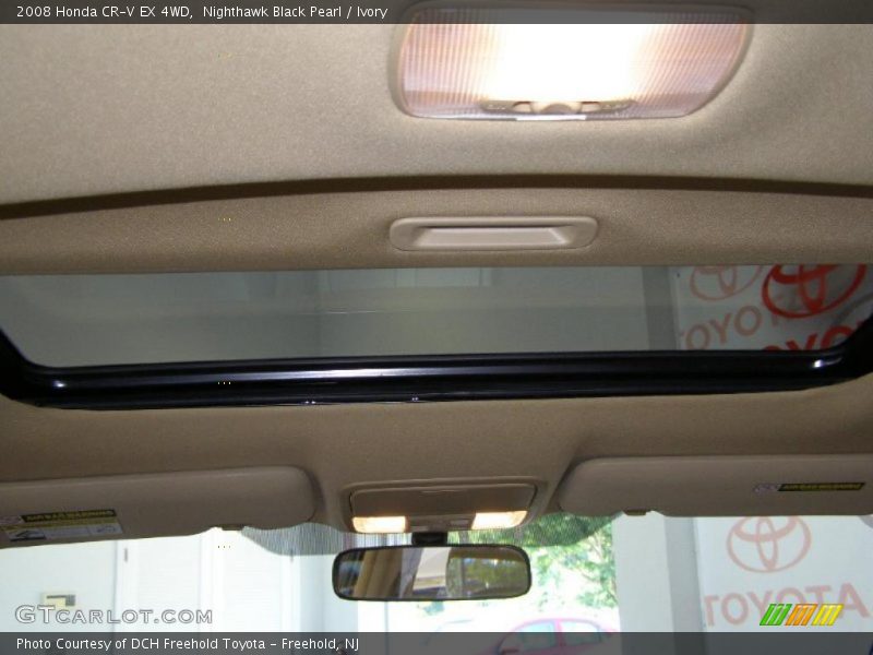 Nighthawk Black Pearl / Ivory 2008 Honda CR-V EX 4WD